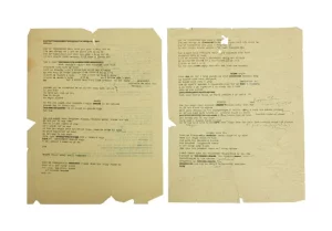 Brouillon de Bob Dylan